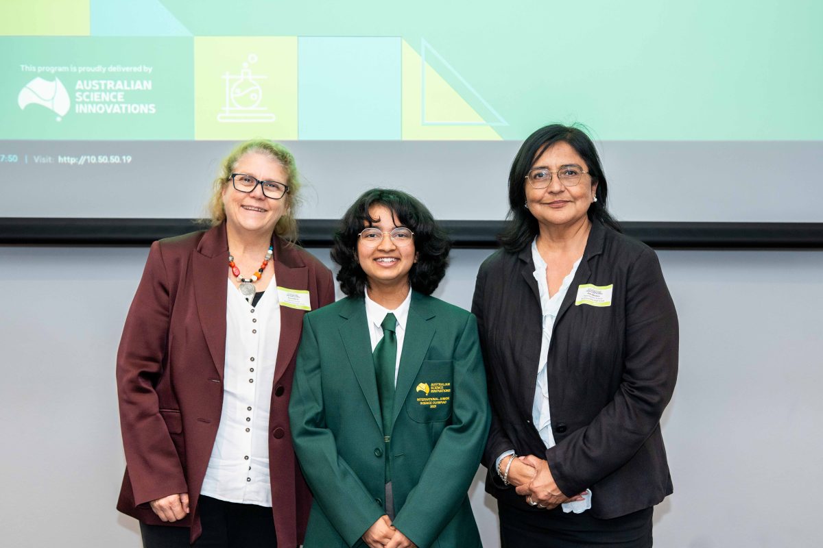 2025 IJSO Team Announcement-28 Sonasha with Alexia Martin and Ritu Bhamra